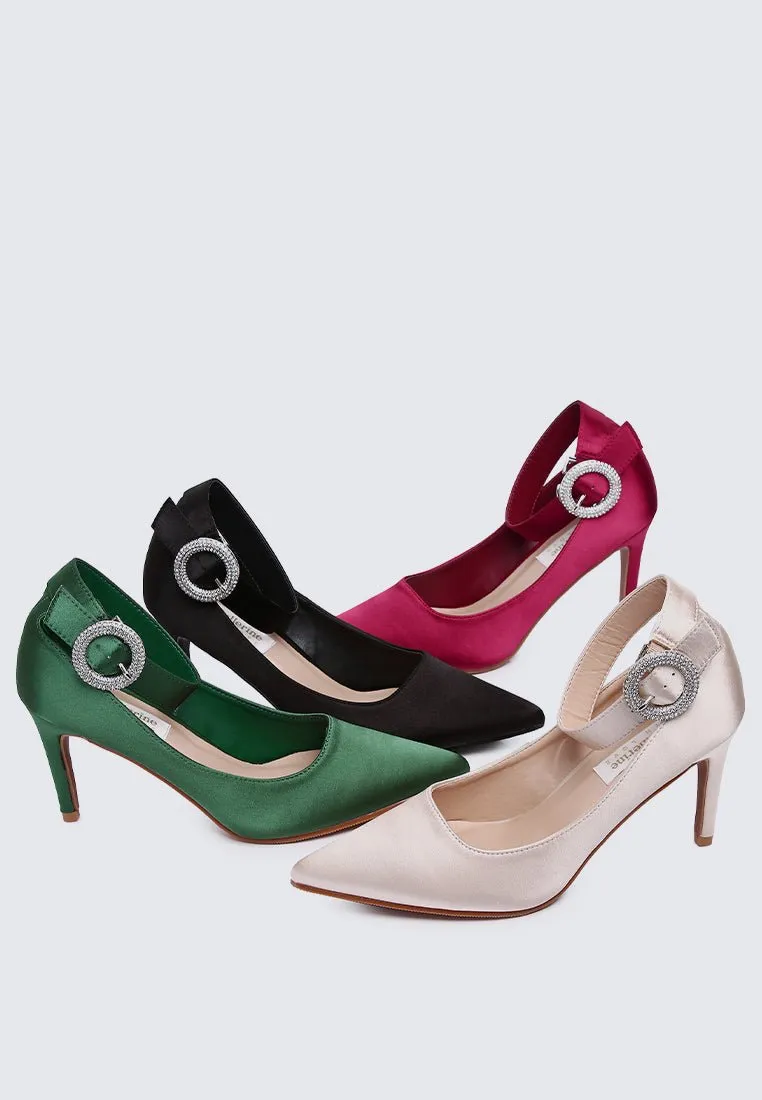 Lyla Comfy Pumps In Champagne