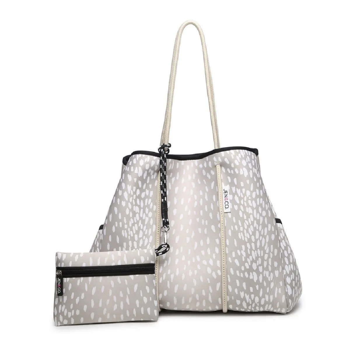 M2146 Large Neoprene Shoulder Tote w/ Pouch