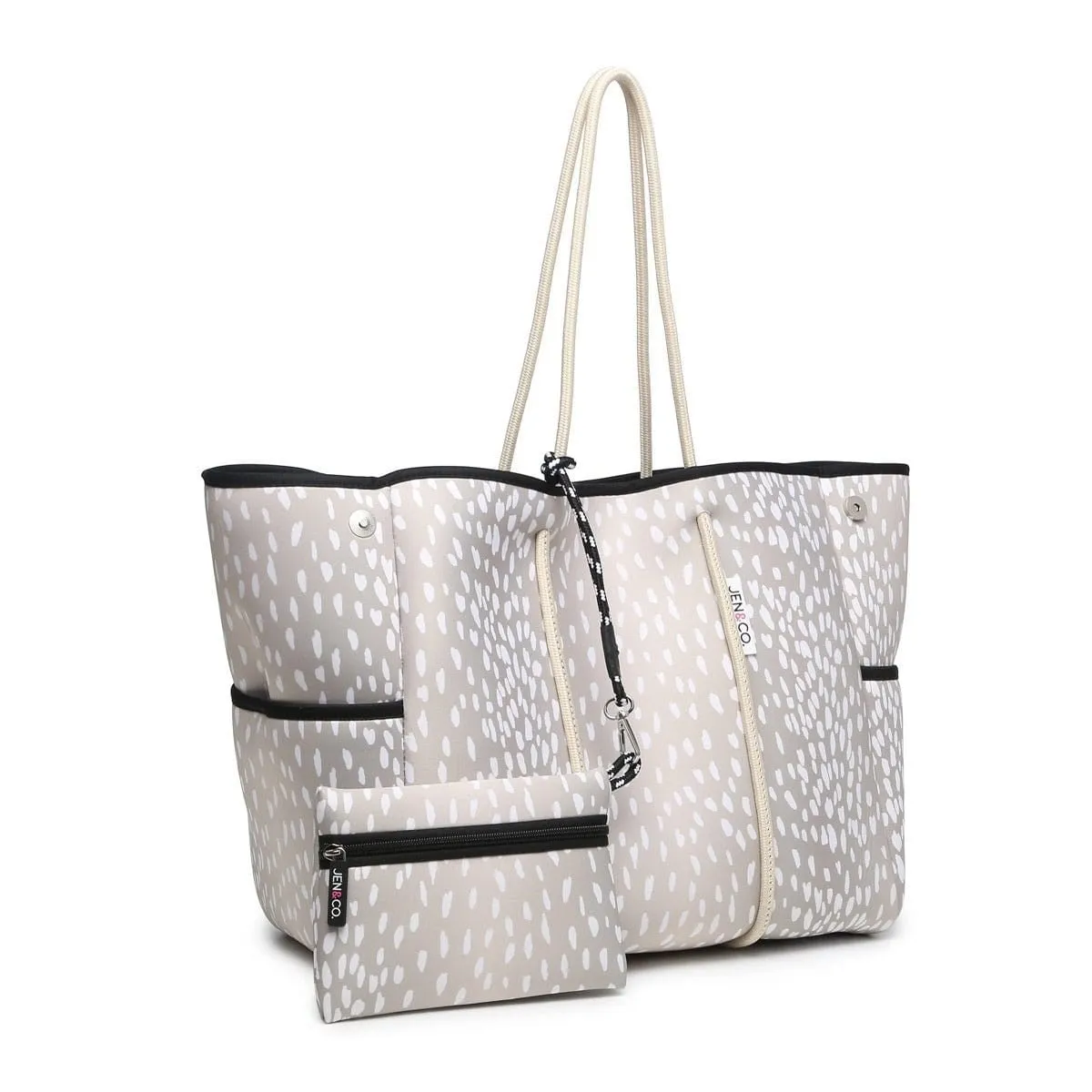 M2146 Large Neoprene Shoulder Tote w/ Pouch