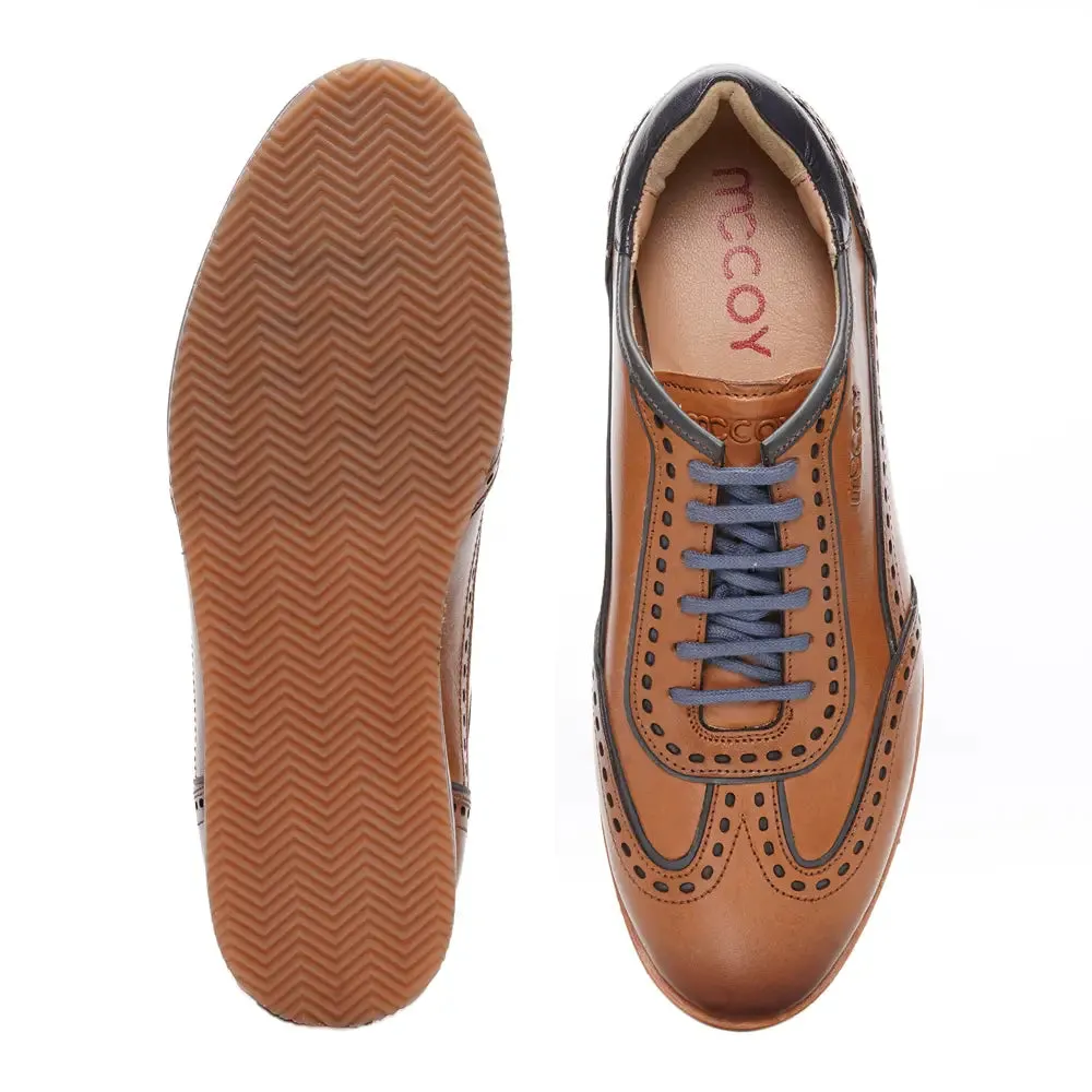 Mccoy Rock full grain crust Men's classic formals Tan