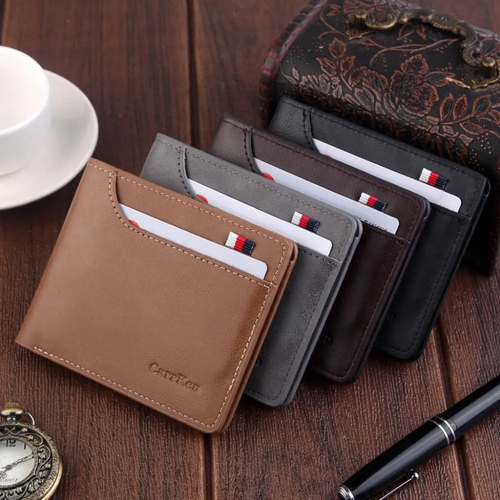 Men Wallets Small Money Purses Vintage Men's Simple