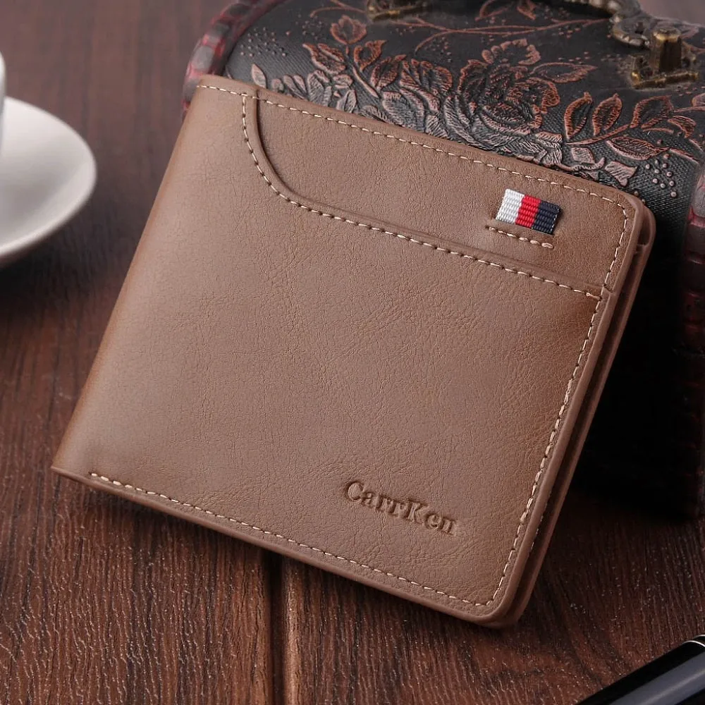 Men Wallets Small Money Purses Vintage Men's Simple