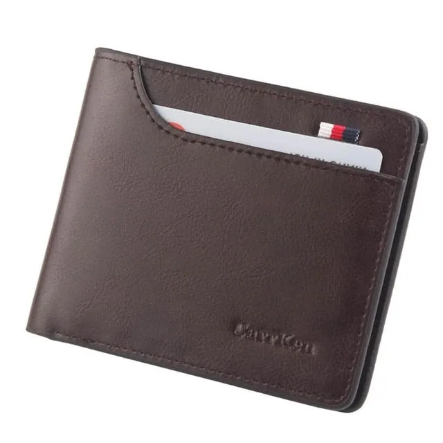 Men Wallets Small Money Purses Vintage Men's Simple