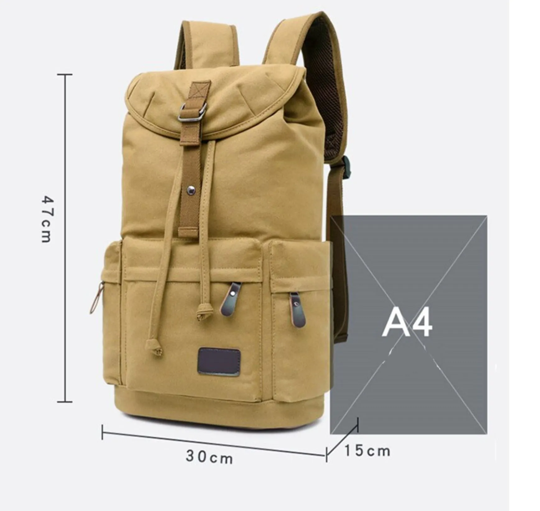 Mens Canvas Backpack Men Backpacks Large Male Mochilas Casual Schoolbag