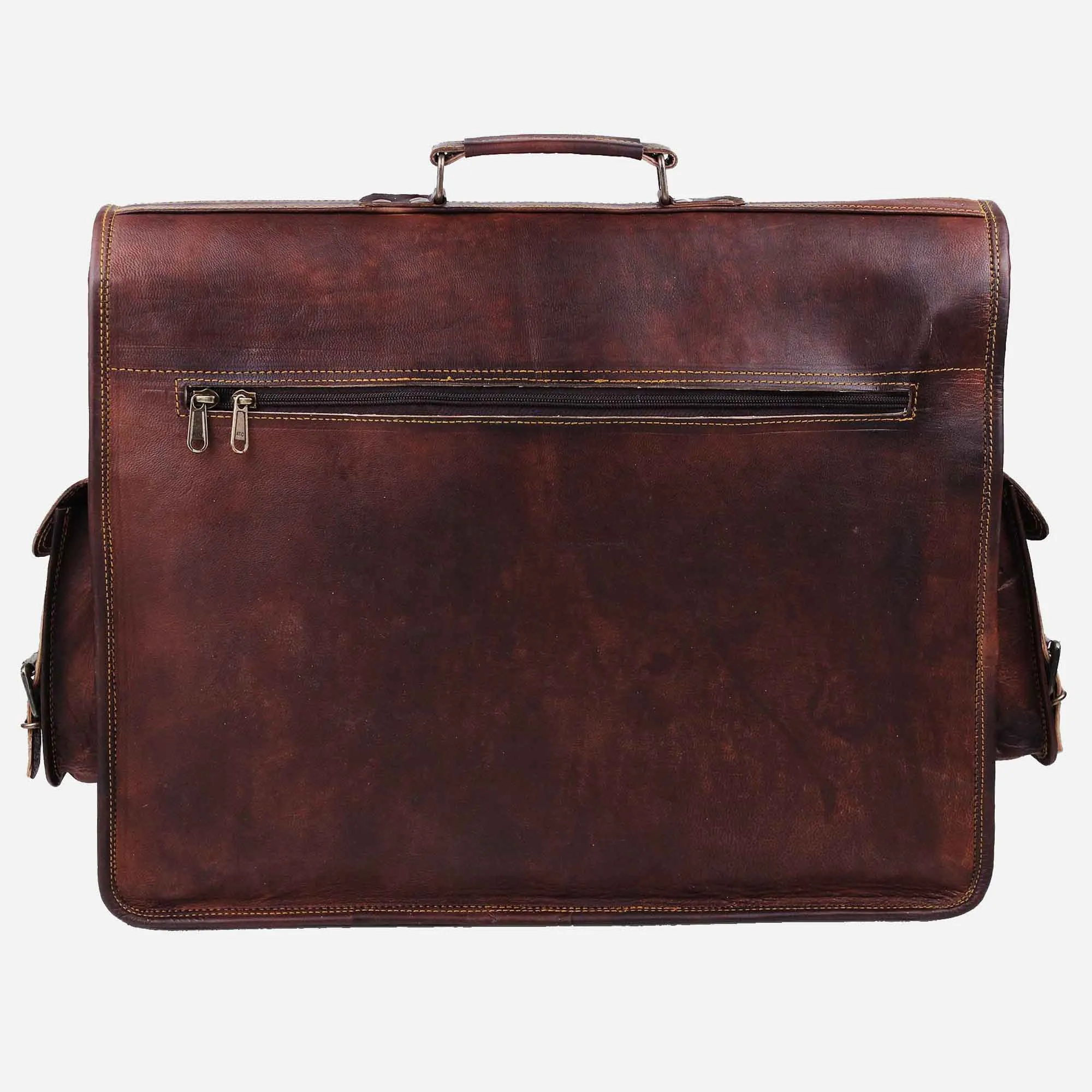 Men’s Vintage Leather Messenger Bag