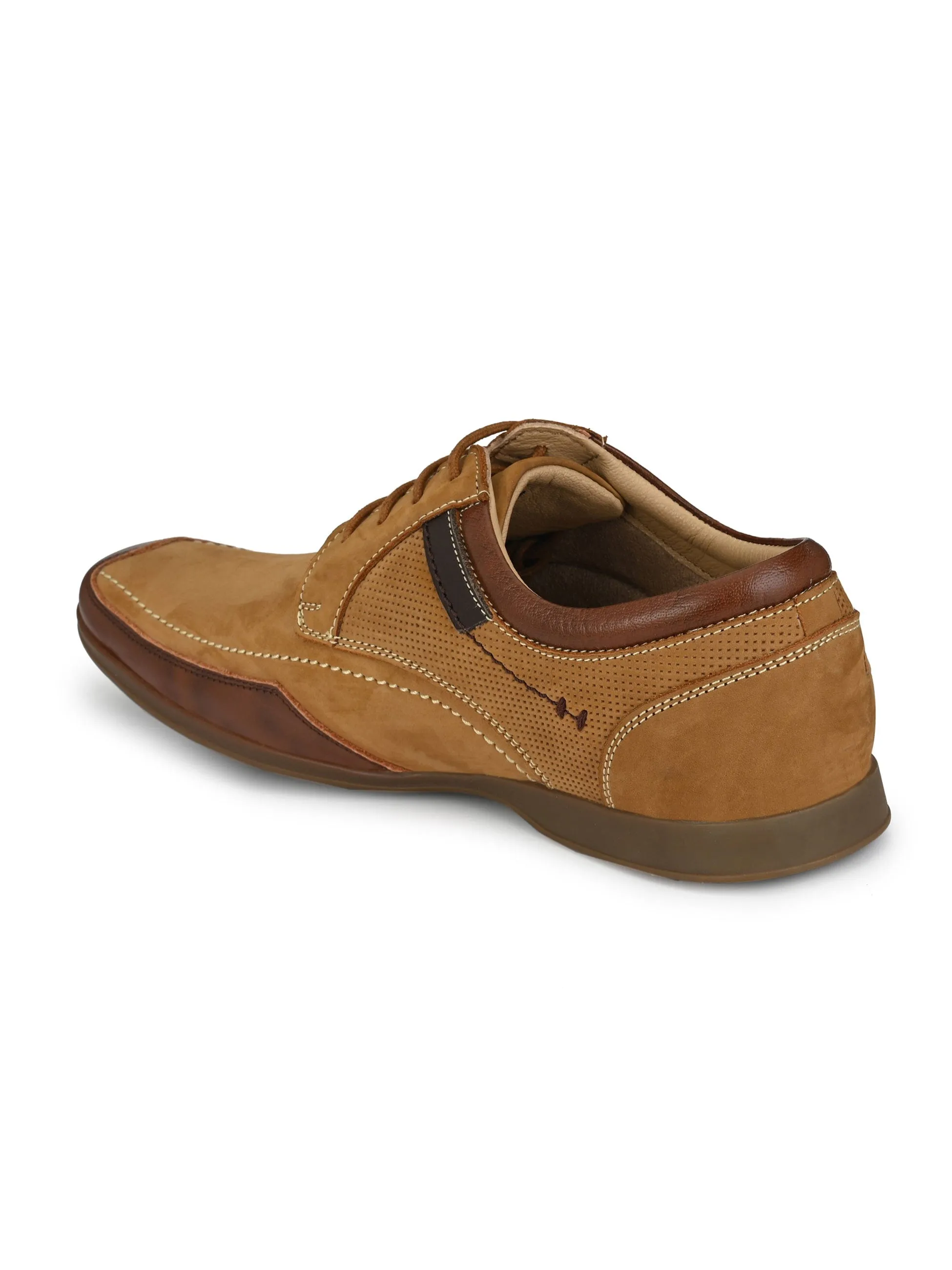 Mike Sepia Lace-Ups