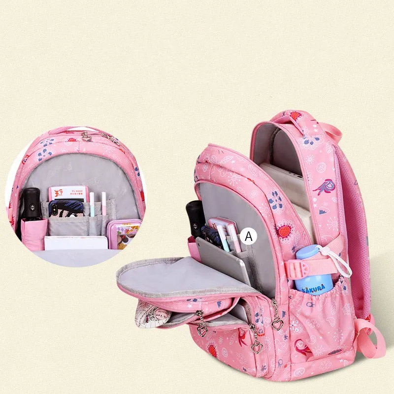New schoolbag primary school girls