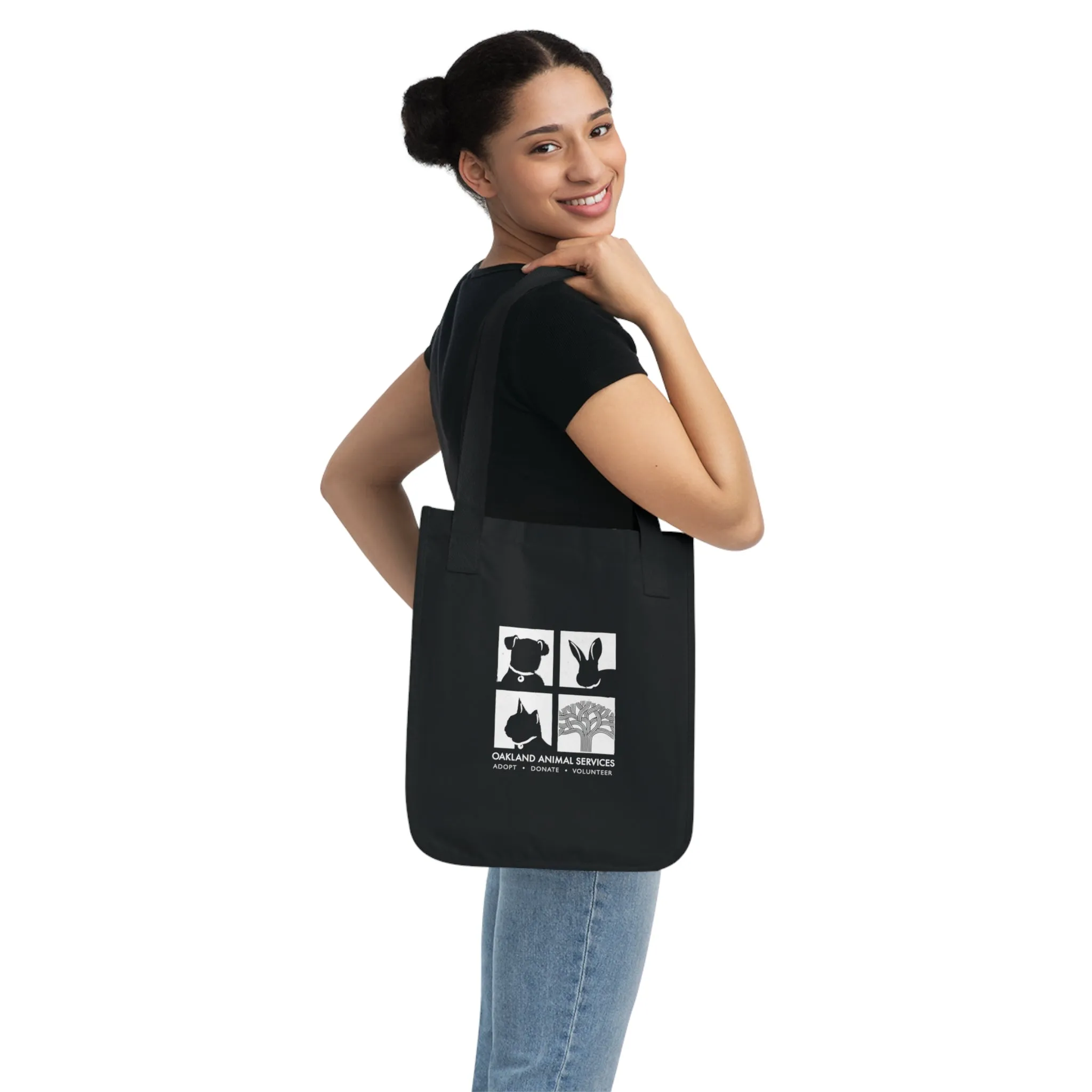 OAS Logo Organic Canvas Tote Bag