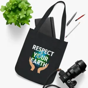 Organic Earth Day Tote Bag Save your Earth