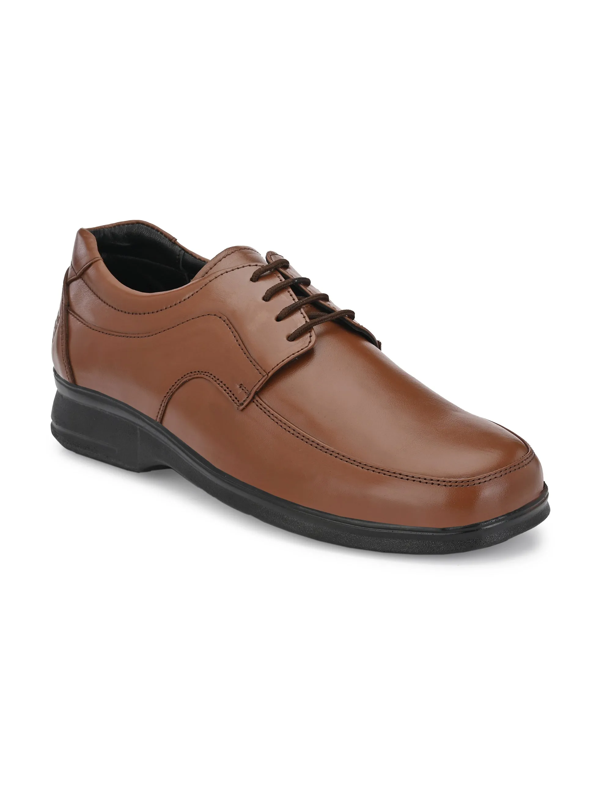 Plus Size Genuine Leather Wide Fit Lace Up Formal Shoes GT-1