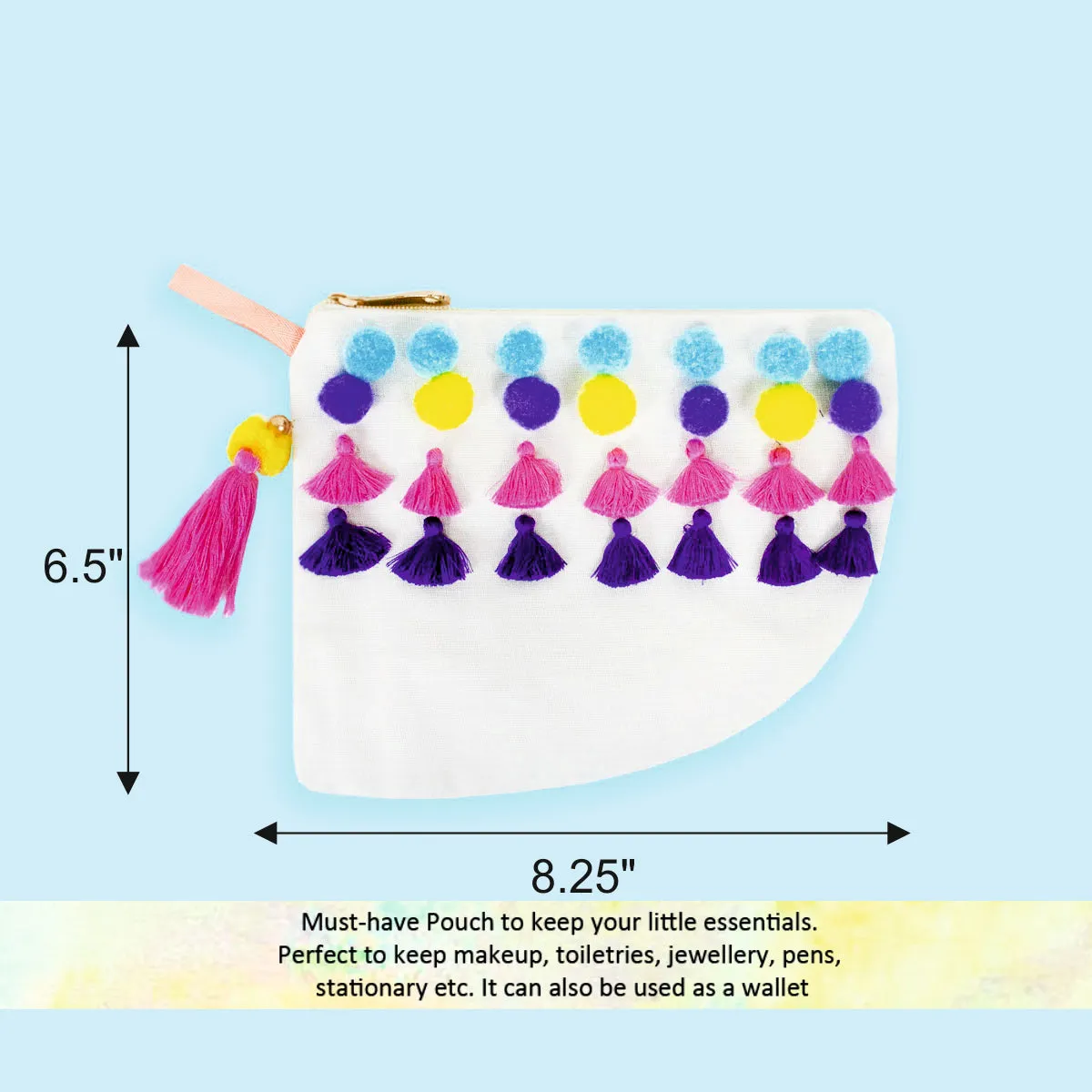 Pretty Peach Multi-purpose Pouch