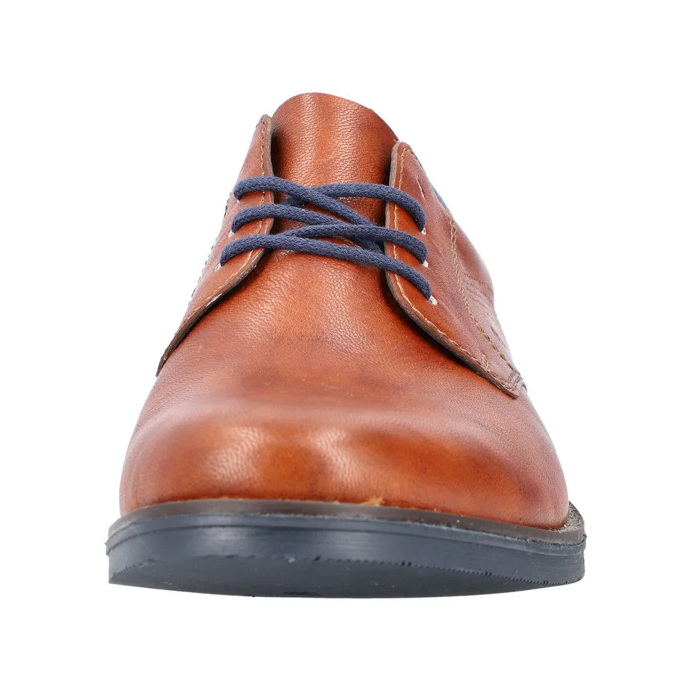 Rieker 13516-22 Mens Brown Leather Lace Up Shoes