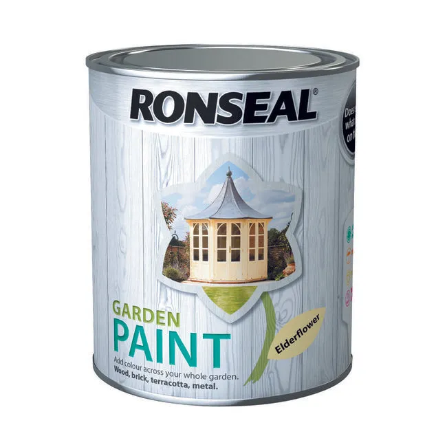 Ronseal Garden Paint 750ml Elderflower