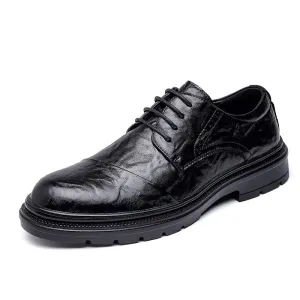 Shoes Men Brogues Business British Style Black Office Footwear