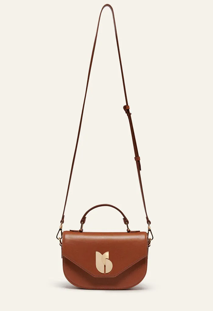 Sign Leather Bag - Brown