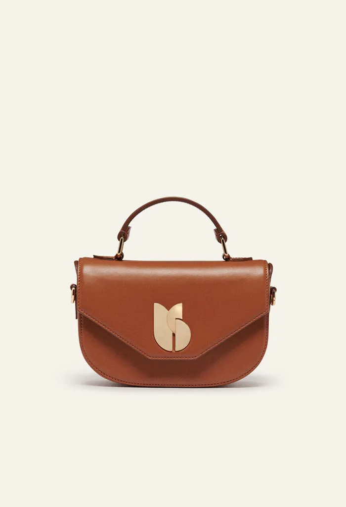 Sign Leather Bag - Brown