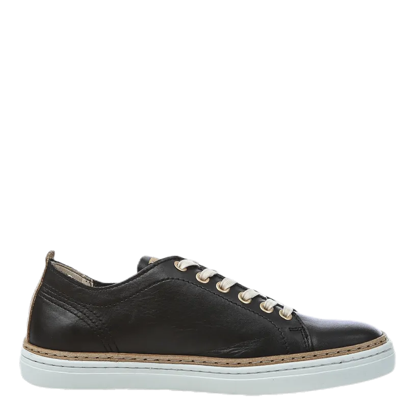 Silvermine Low Leather Black