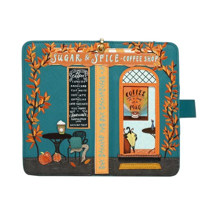 Sugar and Spice Coffee Shop Universal Flip Phone Case