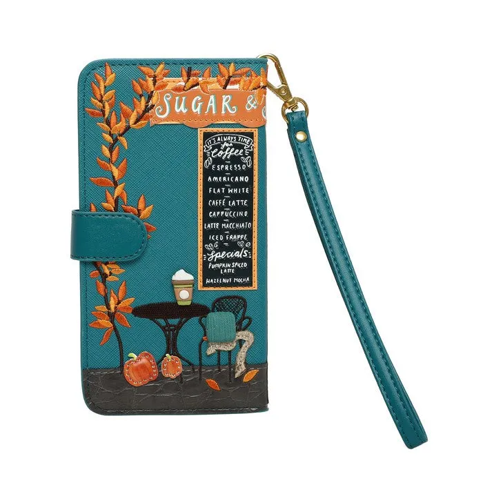 Sugar and Spice Coffee Shop Universal Flip Phone Case