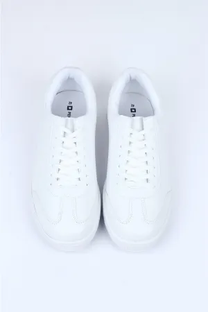 Synthetic Leather Sneakers