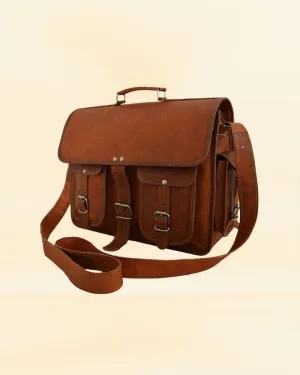 Tech Trekker leather brief case