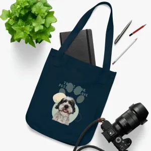 Treat your pets with love Dog POD Organic Canvas Tote Bag