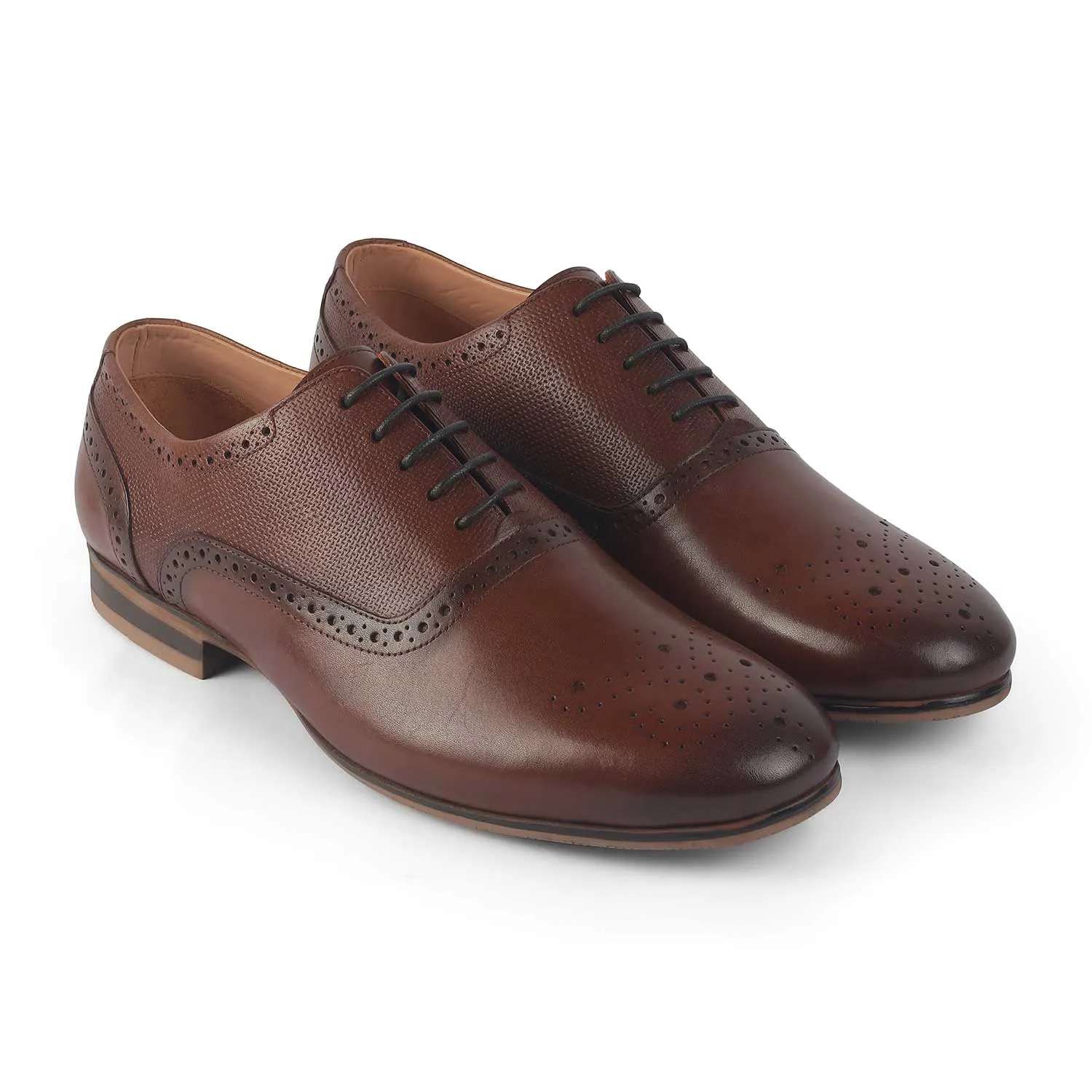 Tresmode Balsa Tan Men's Leather Lace Ups