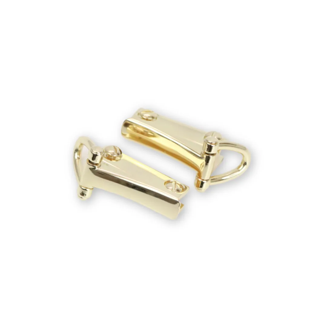 Two Strap Clip with D-Ring 3/16"