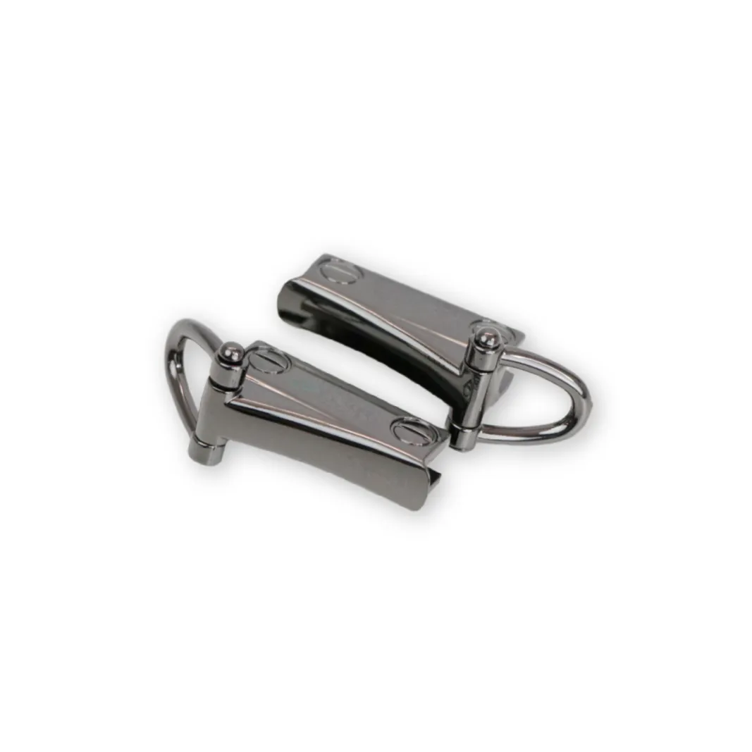 Two Strap Clip with D-Ring 3/16"