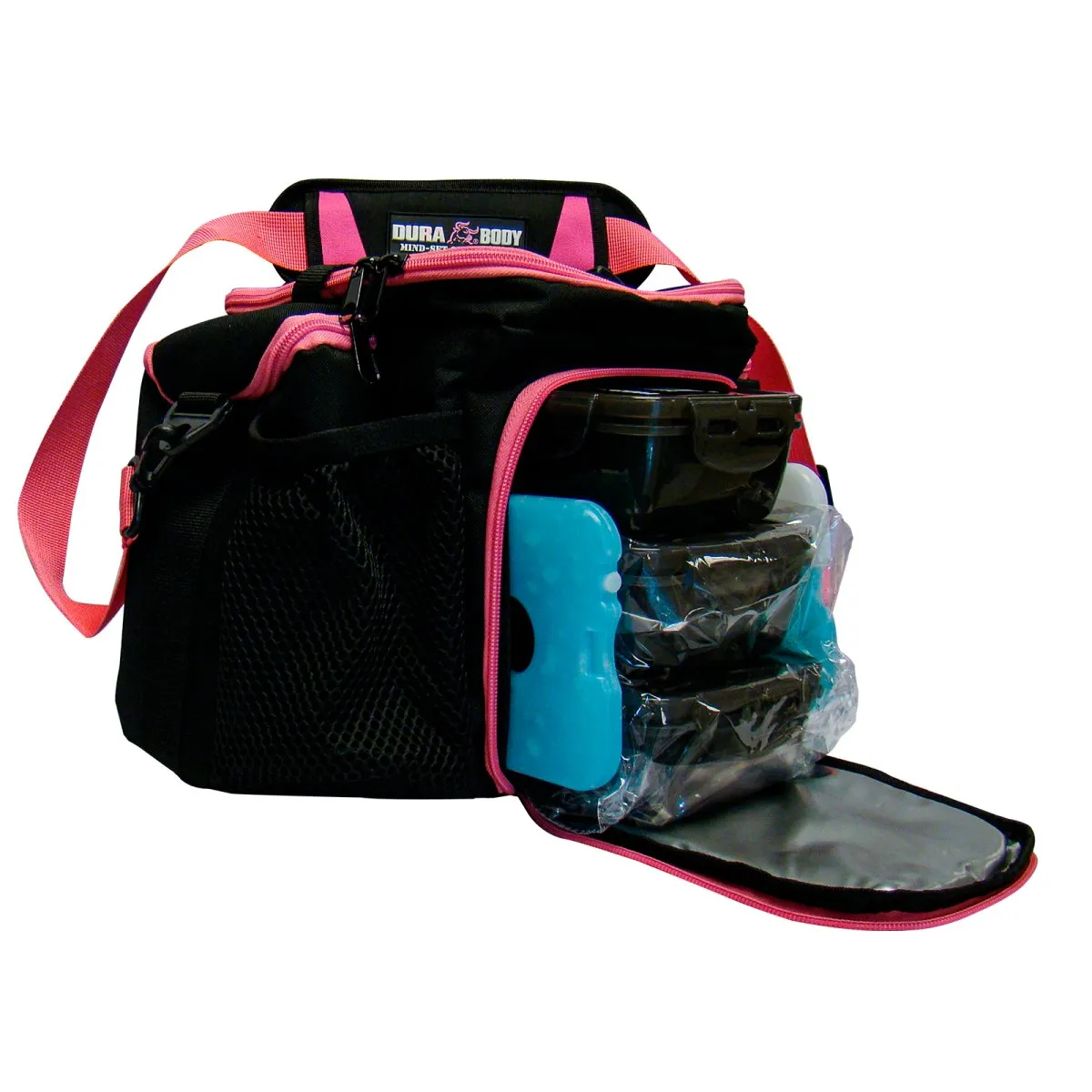 Ultimate 3 Pink & Black Meal Prep Bag