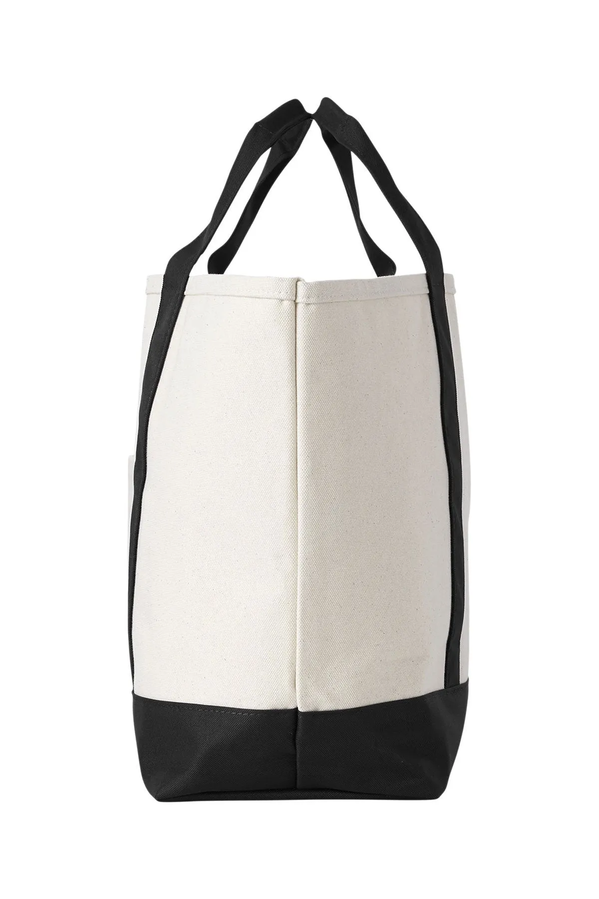 Vineyard Vines Custom Canvas Captain Tote, Natural/Jet Black