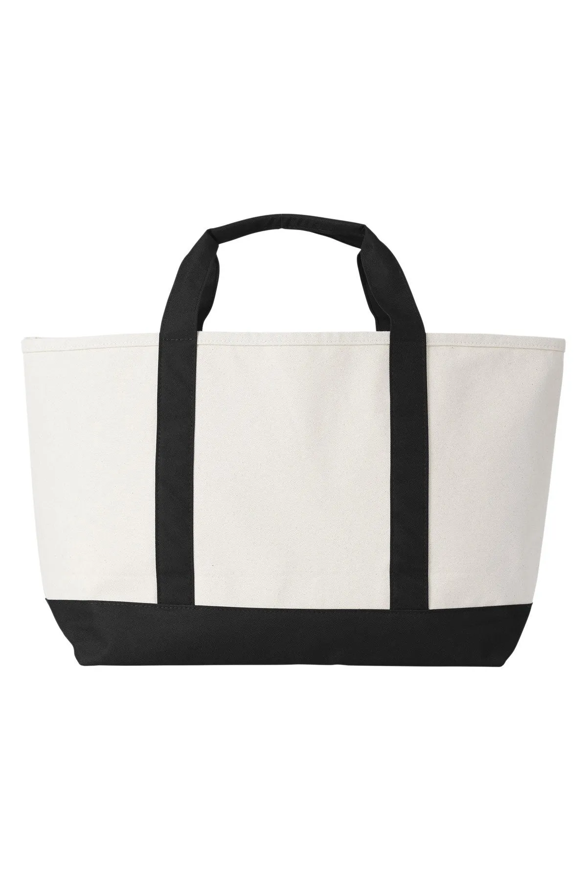 Vineyard Vines Custom Canvas Captain Tote, Natural/Jet Black