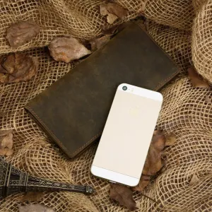 Vintage Men's Purse Genuine Cowhide Leather Wallets