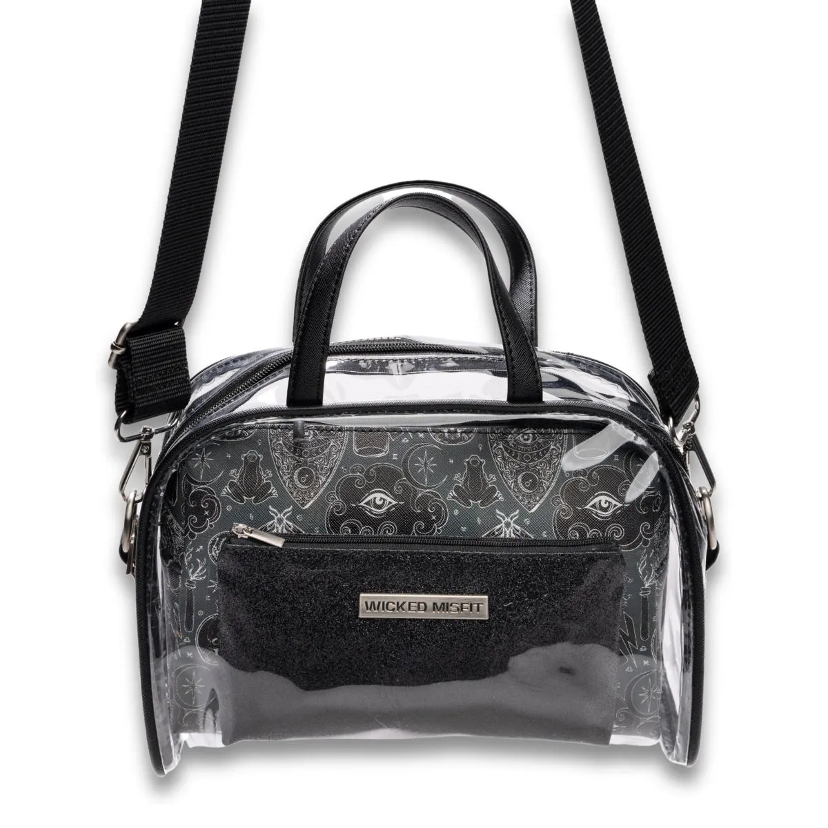 Wicked Misfit Portable Travel Makeup Bags, Pouch, Crossbody Combo