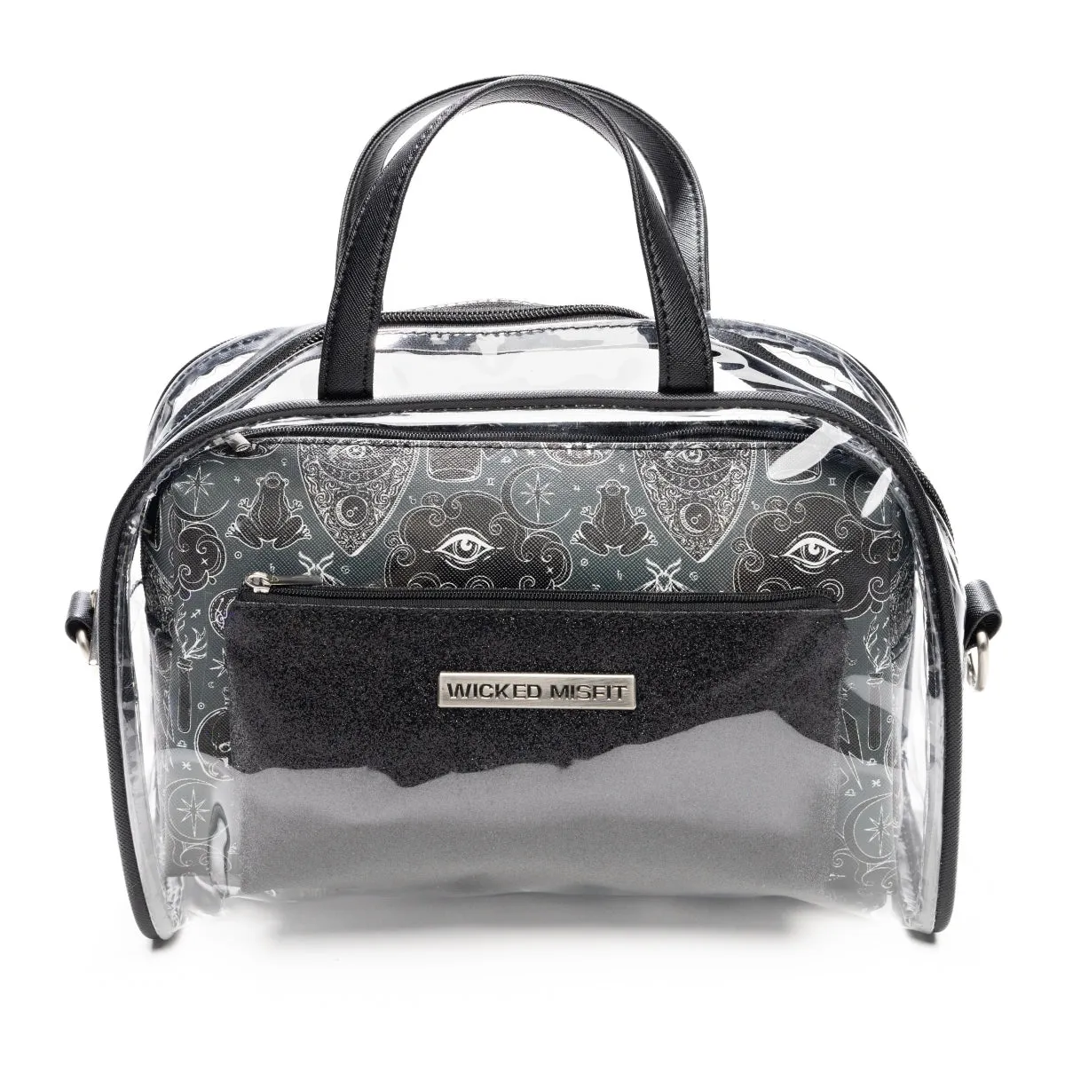 Wicked Misfit Portable Travel Makeup Bags, Pouch, Crossbody Combo