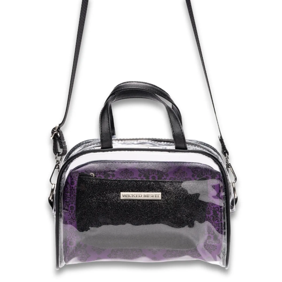 Wicked Misfit Portable Travel Makeup Bags, Pouch, Crossbody Combo