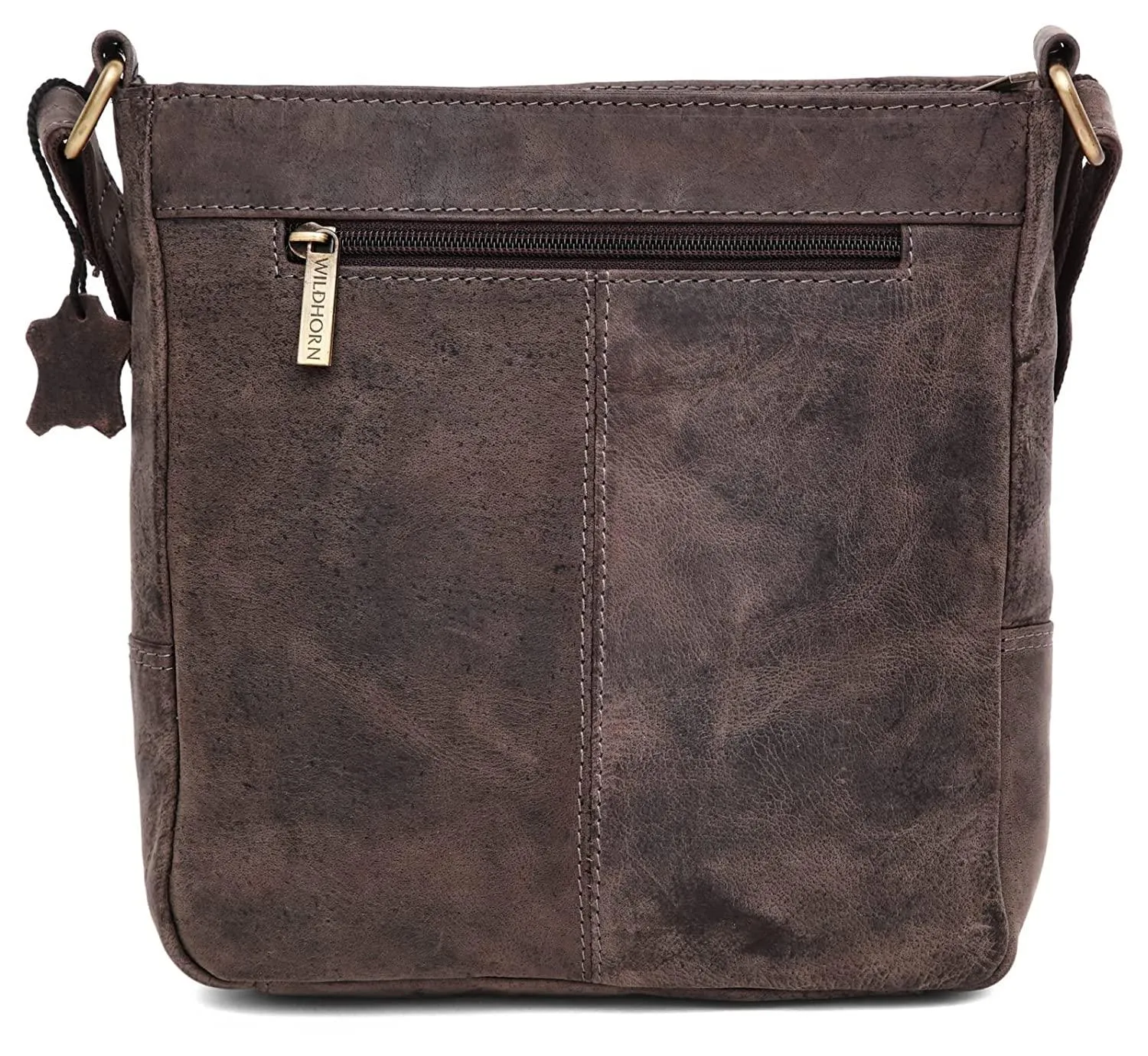 WILDHORN Leather Sling Messenger Bag for Men. DIMENTION : L-8 inch W-3 inch H-9 inch