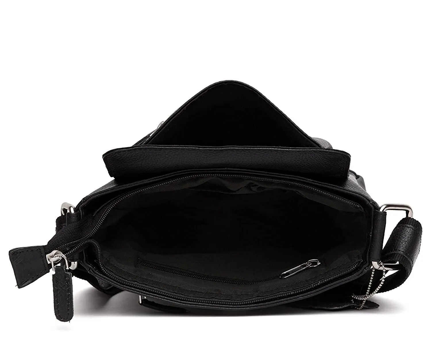 WILDHORN Leather Sling Messenger Bag for Men. DIMENTION : L-8 inch W-3 inch H-9 inch