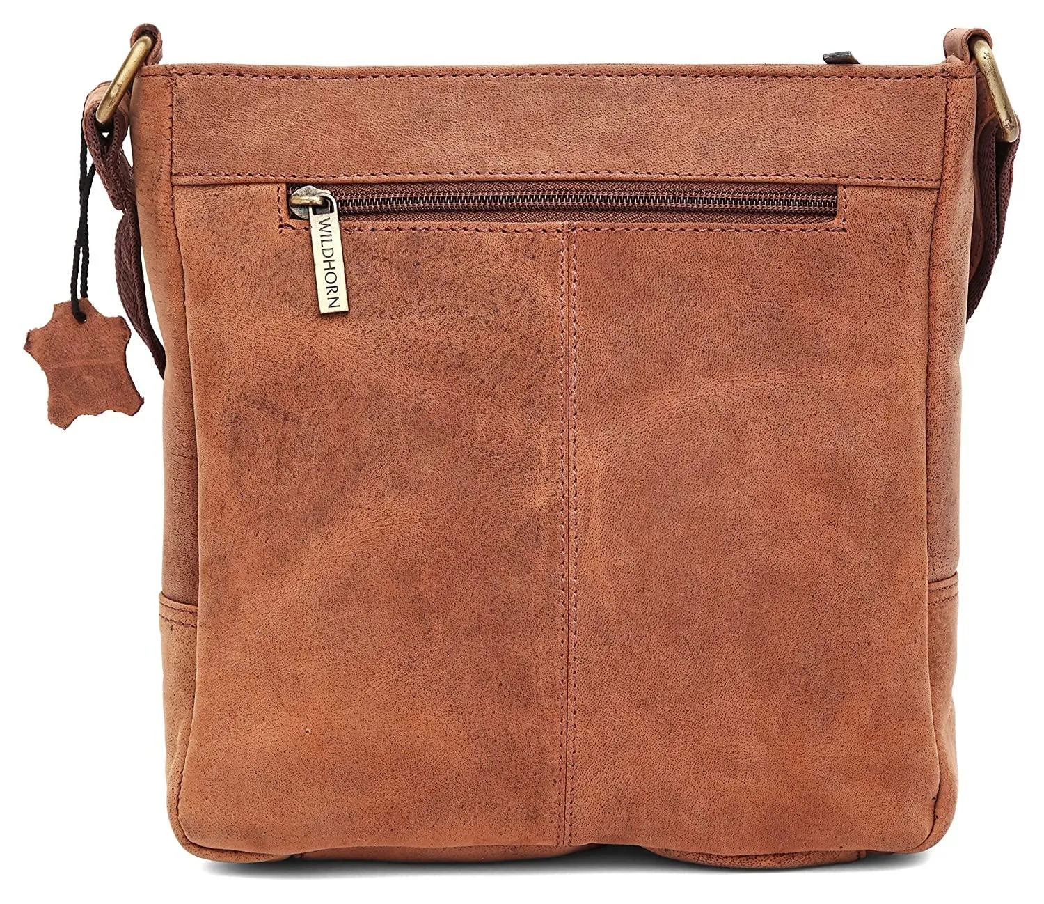 WILDHORN Leather Sling Messenger Bag for Men. DIMENTION : L-8 inch W-3 inch H-9 inch