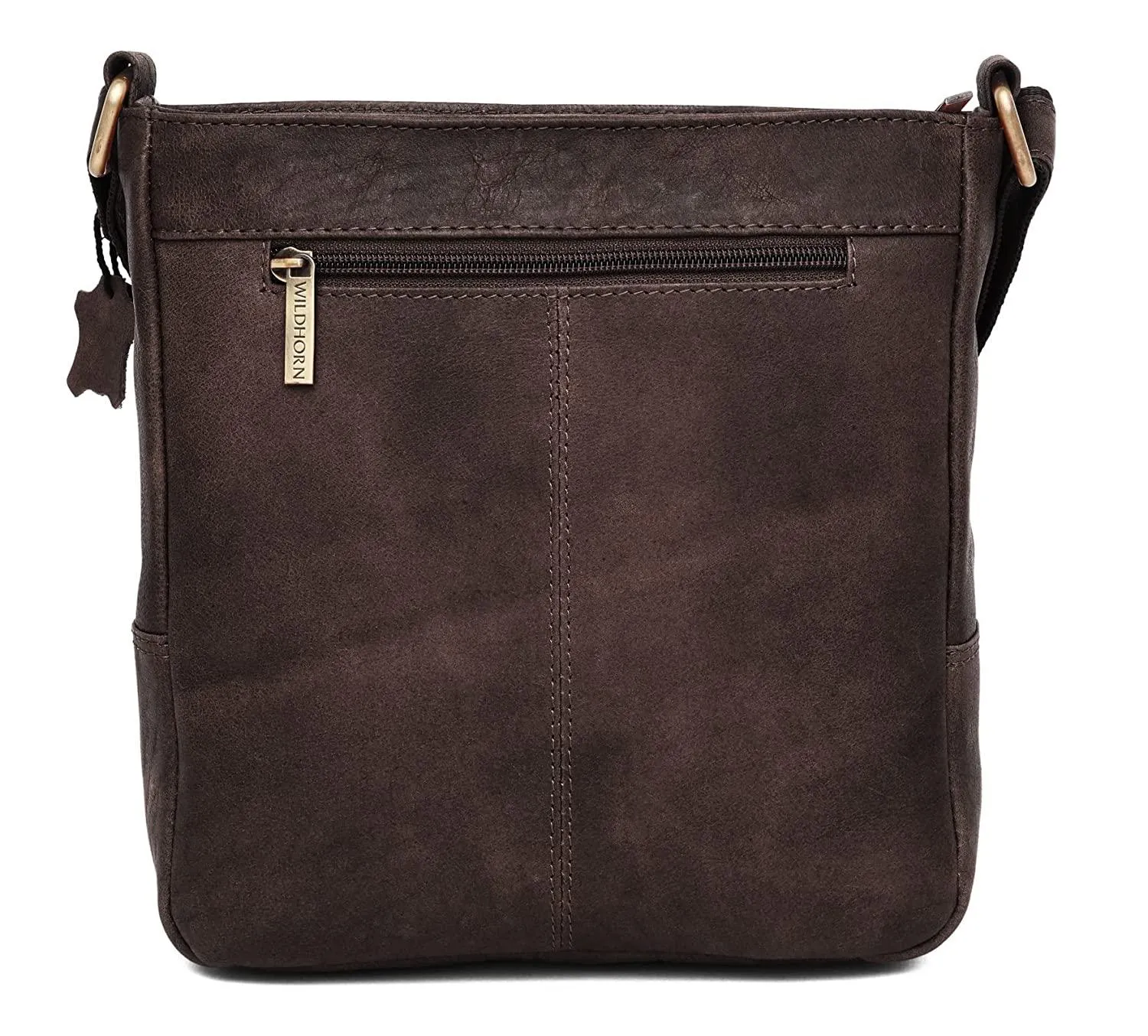WILDHORN Leather Sling Messenger Bag for Men. DIMENTION : L-8 inch W-3 inch H-9 inch