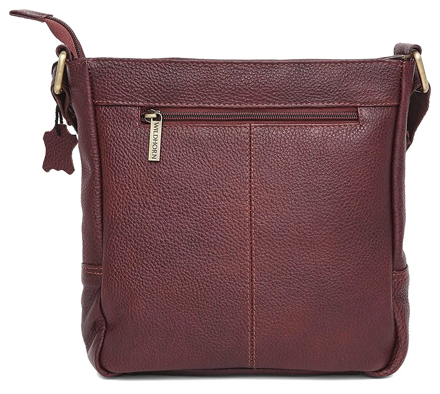 WILDHORN Leather Sling Messenger Bag for Men. DIMENTION : L-8 inch W-3 inch H-9 inch