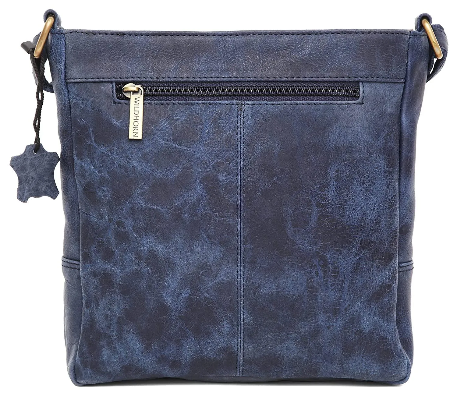 WILDHORN Leather Sling Messenger Bag for Men. DIMENTION : L-8 inch W-3 inch H-9 inch