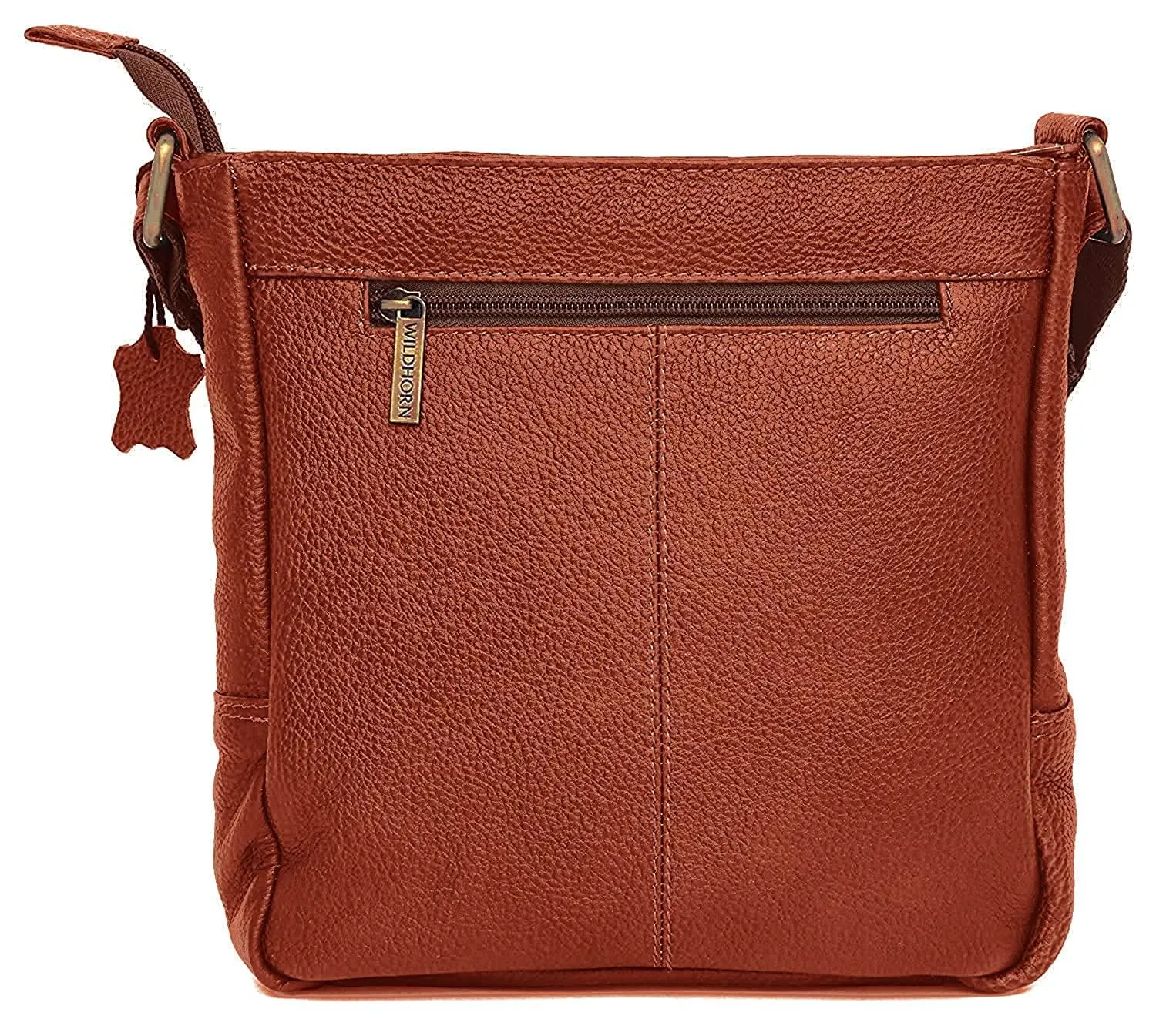 WILDHORN Leather Sling Messenger Bag for Men. DIMENTION : L-8 inch W-3 inch H-9 inch