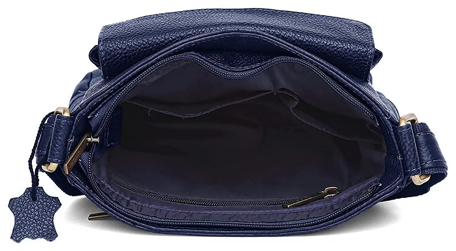 WILDHORN Leather Sling Messenger Bag for Men. DIMENTION : L-8 inch W-3 inch H-9 inch