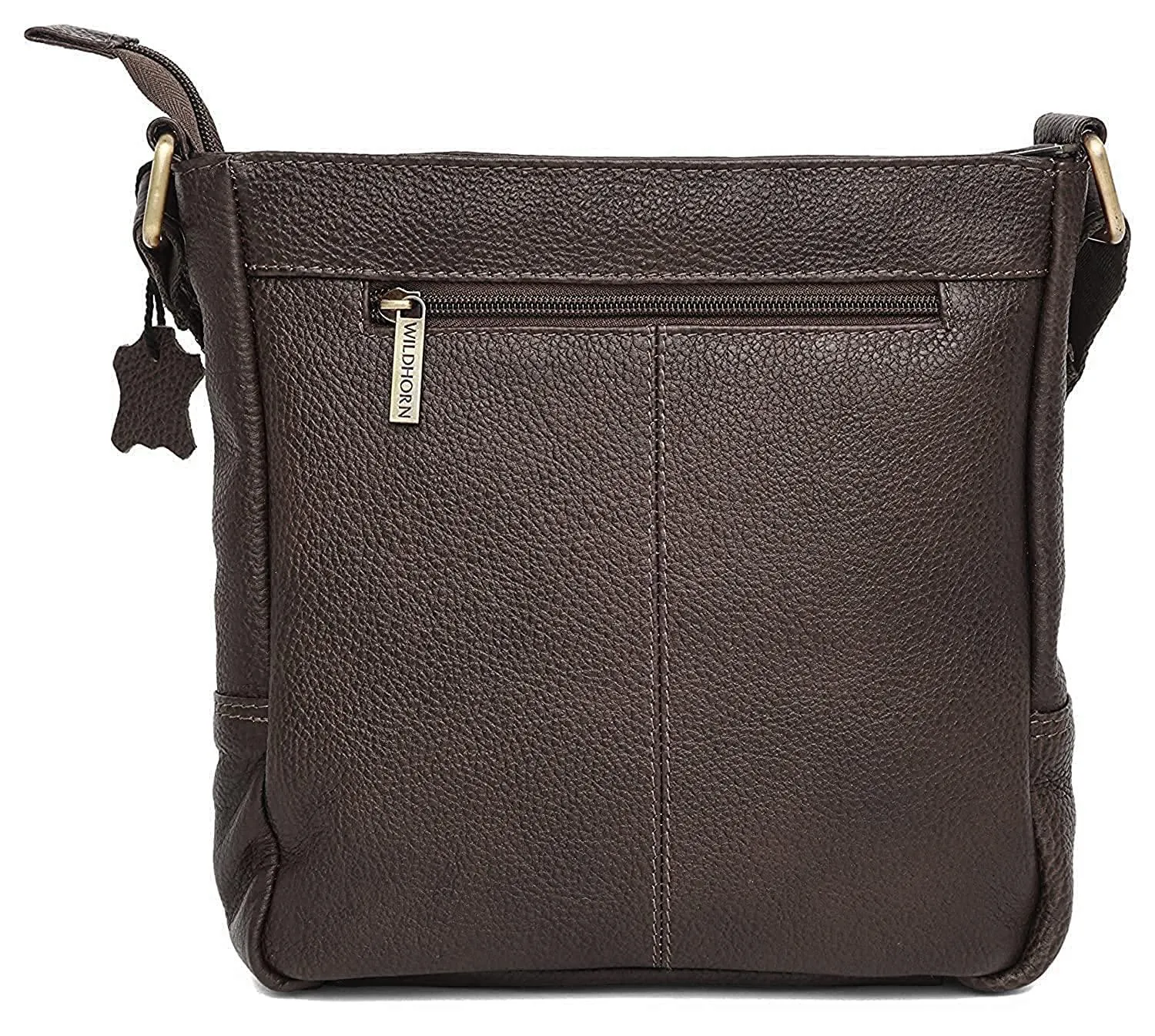 WILDHORN Leather Sling Messenger Bag for Men. DIMENTION : L-8 inch W-3 inch H-9 inch